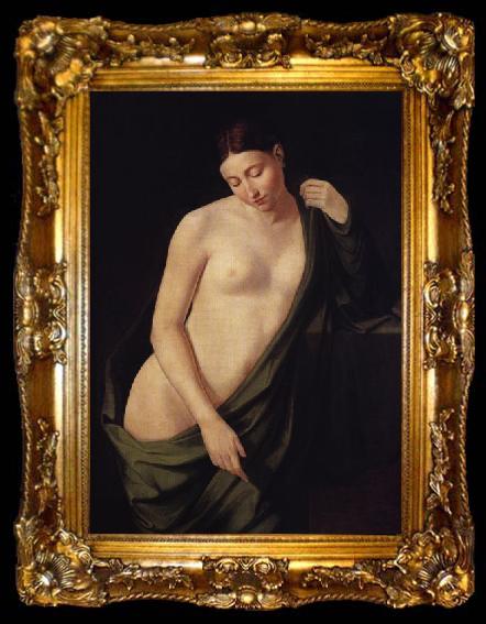 framed  Wojciech Stattler Nude study of a woman, ta009-2